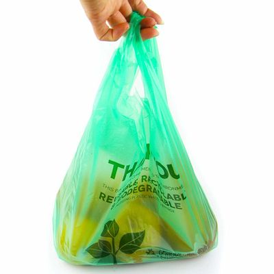 Bio- sacchetti della spesa di plastica biodegradabili basati di 40%, sacchetti di plastica amichevoli di Eco
