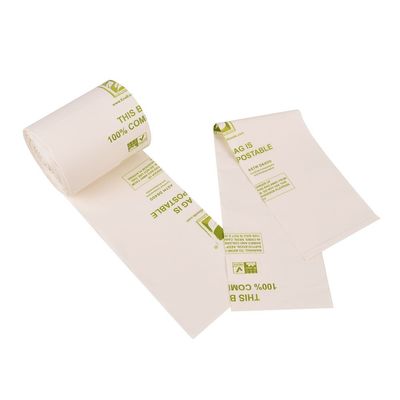 Sacchetti di plastica biodegradabili su ordinazione flessibili, piccole borse biodegradabili della composta