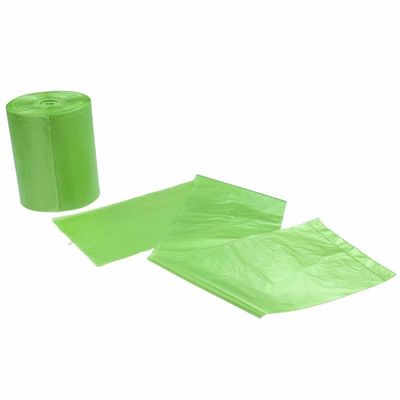 Borse di plastica verdi dell'alimento su un rotolo, stampa di verdure dei lati dei rotoli 1 o 2 dei sacchetti di plastica