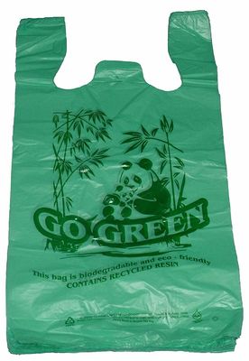 Sacchetti della spesa concimabili di anti corrosione, sacchetti della spesa di plastica biodegradabili