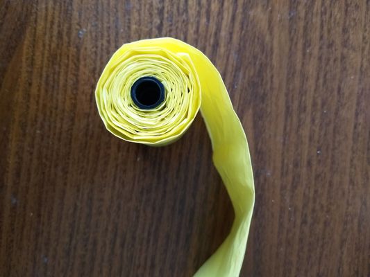 lo spreco biodegradabile giallo dell'animale domestico 15mic insacca la stampa a colori due