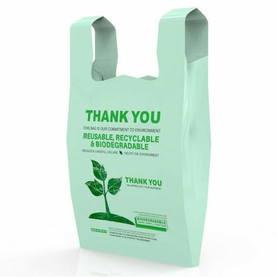 Borse trasparenti di Carry Bags Tasteless Biodegradable Plastic dell'amido di mais