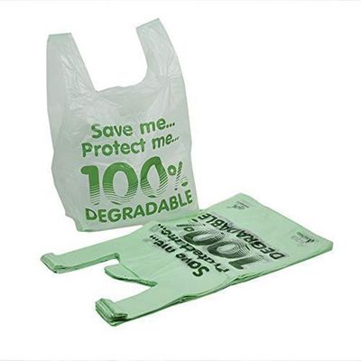 Sacchetti di plastica di verdure rispettosi dell'ambiente, sacchetti della spesa concimabili di 100%